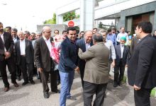 گزارش تصویری از استقبال دانشگاهیان و مردم شاهرود  از پروفسور علی اکبر جلالی  در دانشگاه صنعتی شاهرود